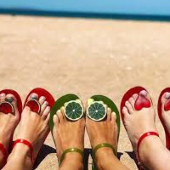 Katy Perry womens The Geli Flat Sandal green Lime size 38/39 - Picture 2 of 8